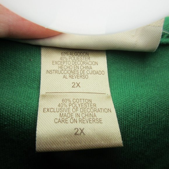 Mc2-Plus HOLIDAY Sportswear Womens Crew Neck Long Sleeve Graphic T-Shirt 2X NWT - Picture 7 of 12